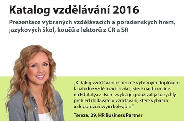 Katalog vzdělávání 2016 Katalog vzdělávání 2016